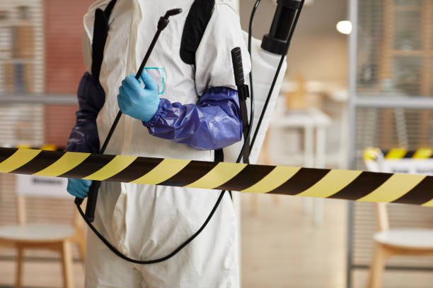 Professional Biohazard Cleanup technician working in Yorktown, IN
